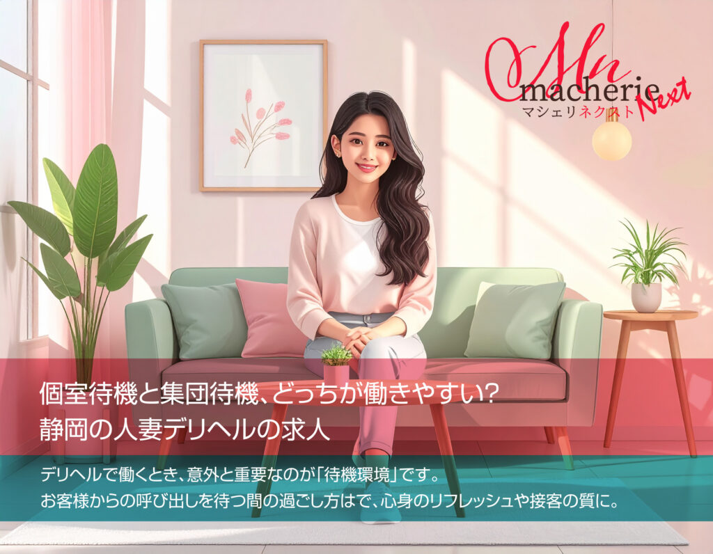 静岡 人妻デリヘル 求人|個室待機と集団待機、どっちが働きやすい?