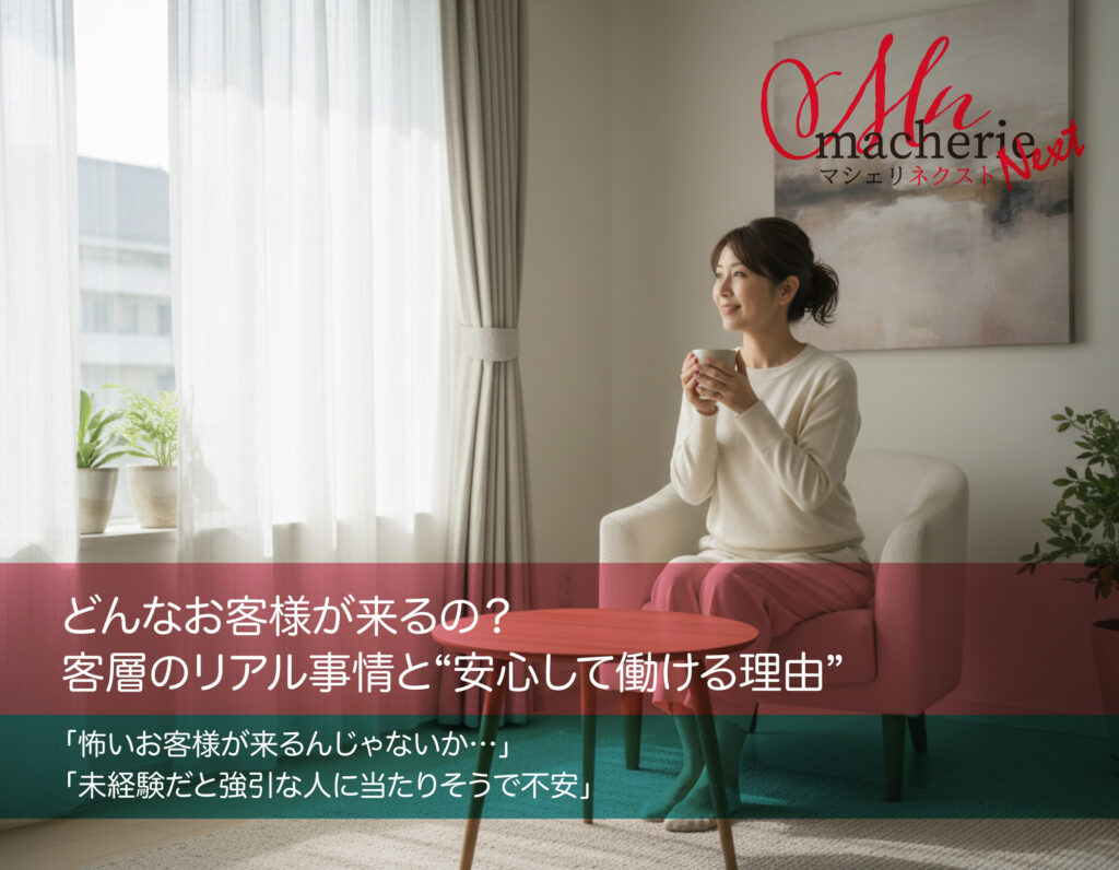 30〜40代の日本人女性が明るい室内で落ち着いた表情を見せている。安心感のある温かい雰囲気。